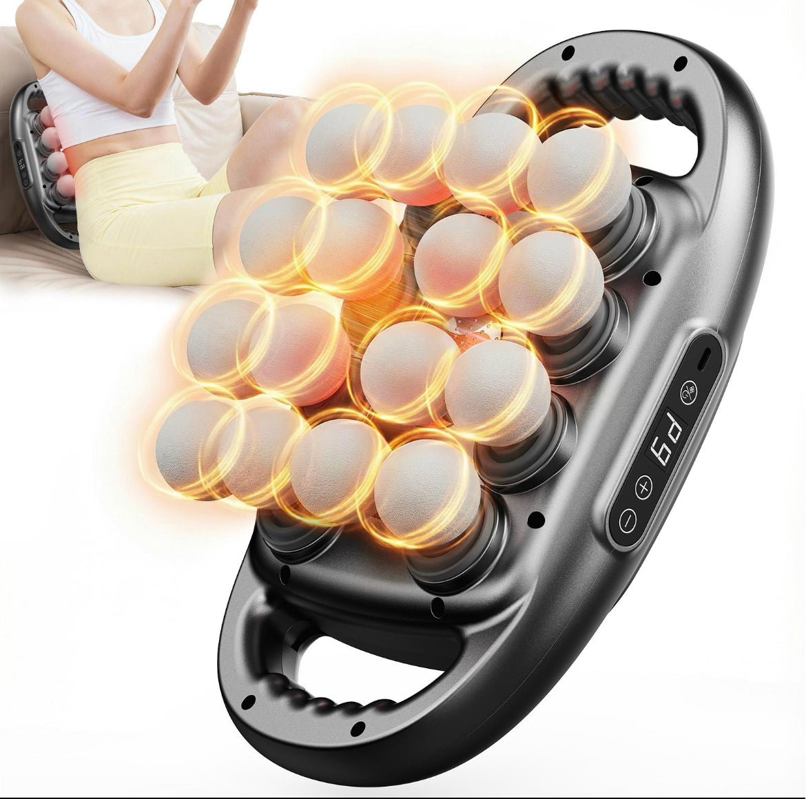 Deep Tissue Massage Gun — 16-Head Percussion Massager - A S S U A G E