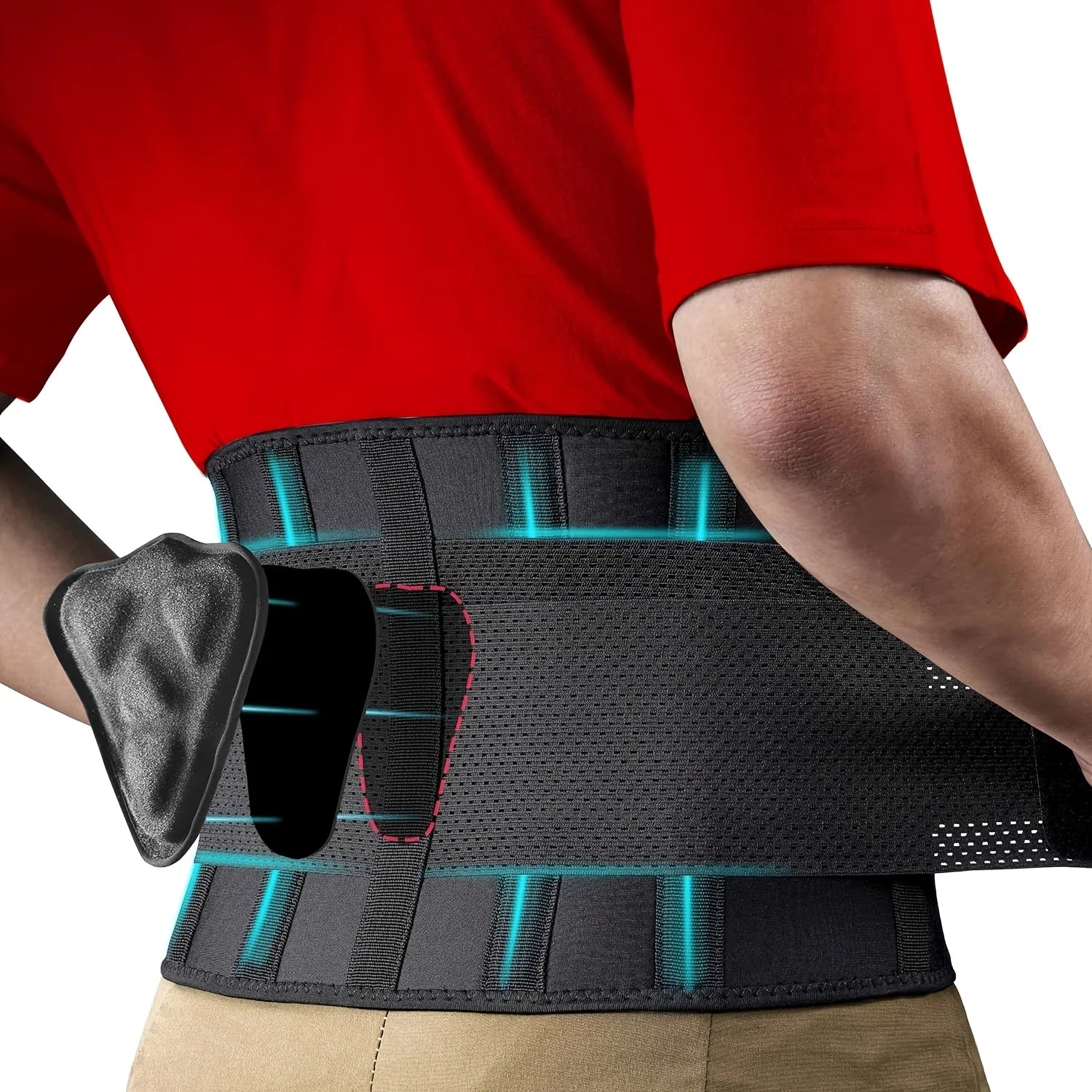 ASSUAGE Lower Back Support Brace – Lumbar Pain Relief Belt for Men & Women