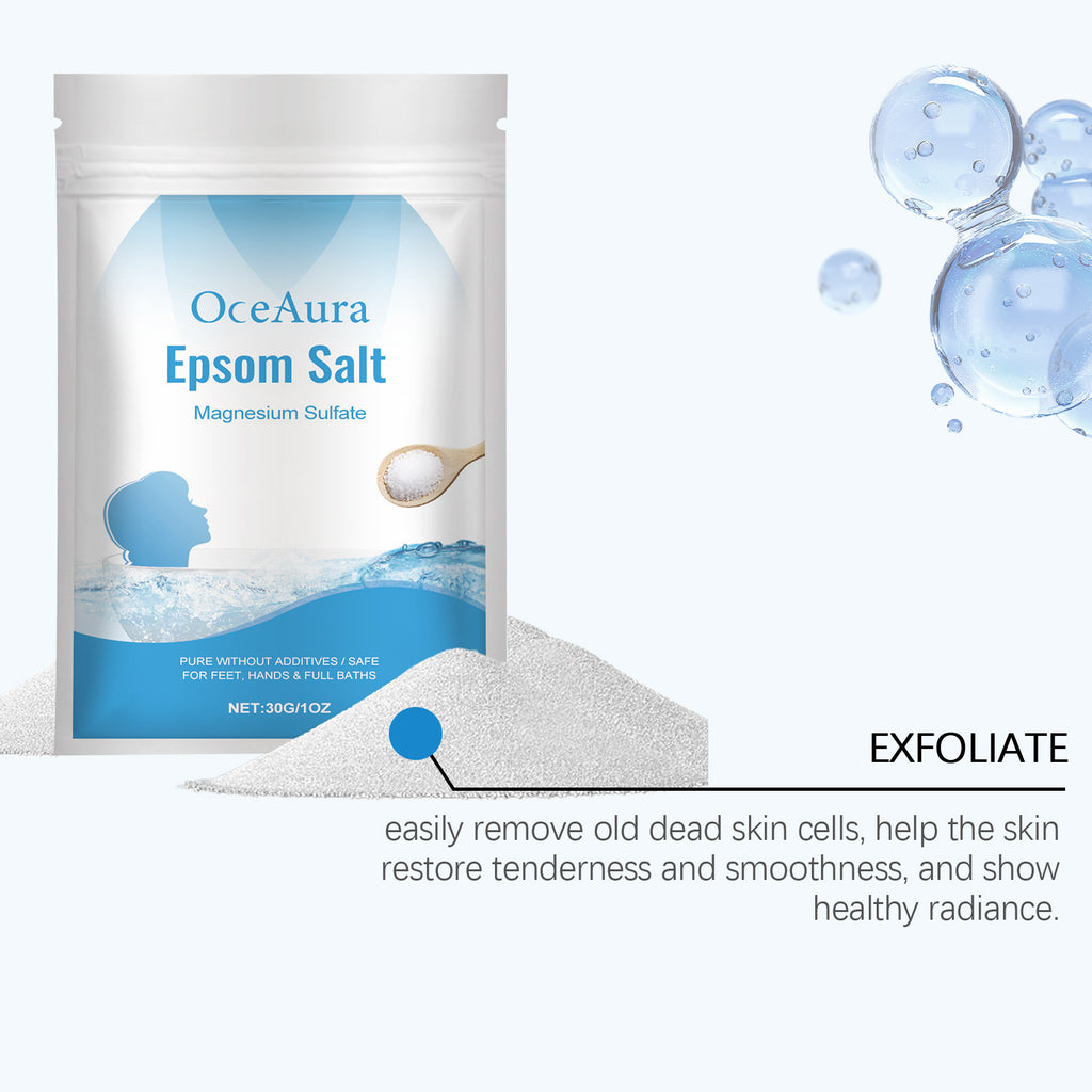 Pure Epsom Salt Soak — Relaxing Magnesium Bath for Muscles & Skin