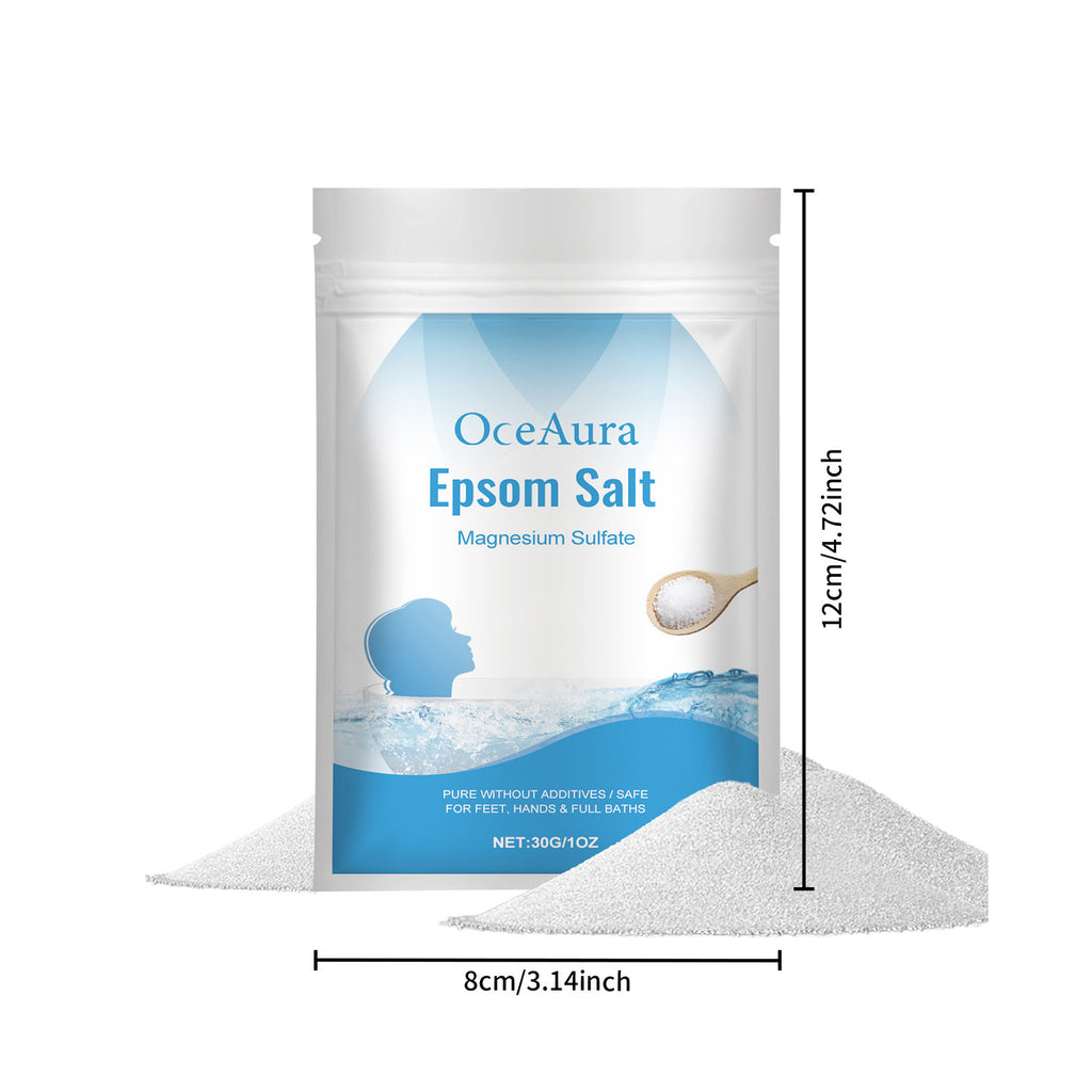 Pure Epsom Salt Soak — Relaxing Magnesium Bath for Muscles & Skin
