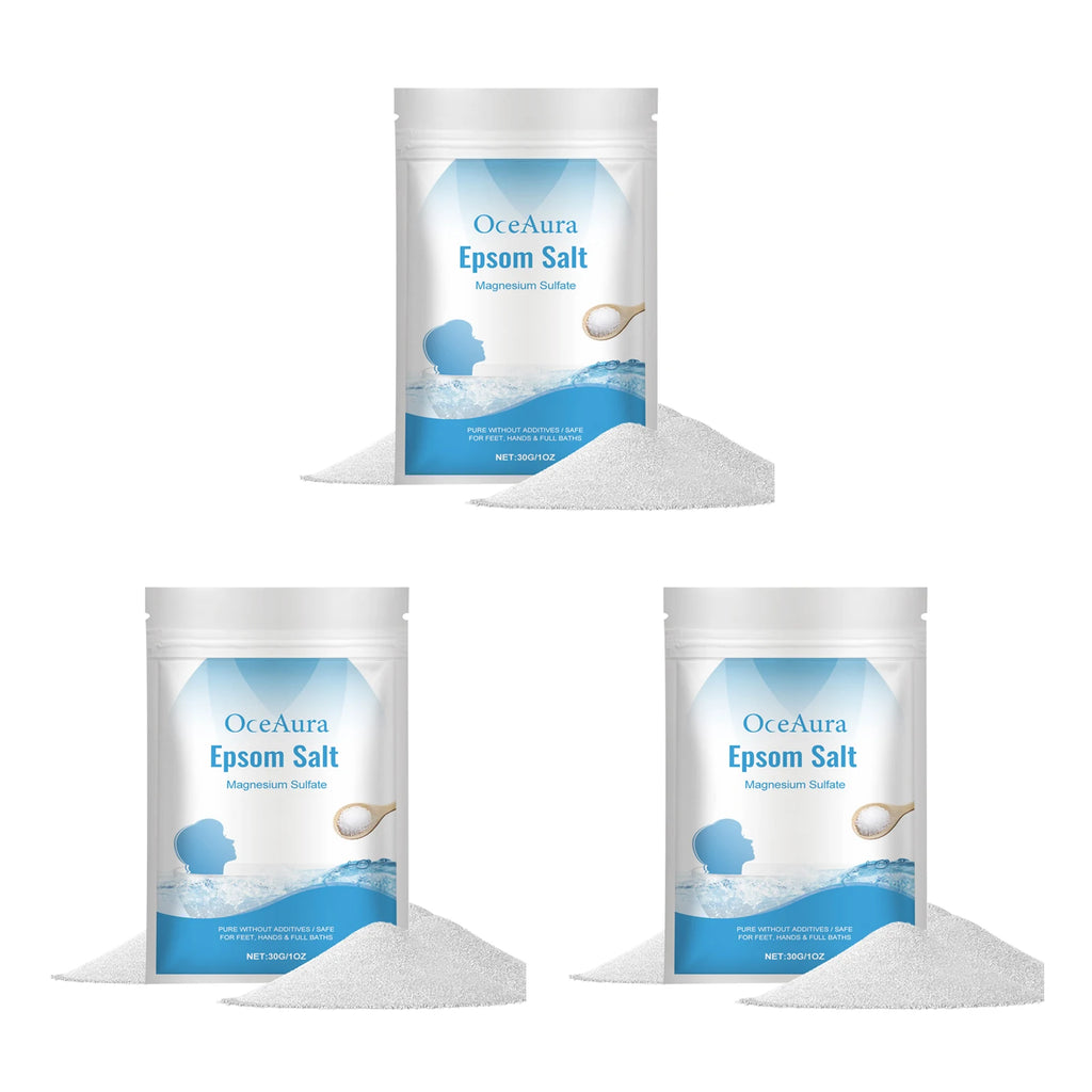 Pure Epsom Salt Soak — Relaxing Magnesium Bath for Muscles & Skin