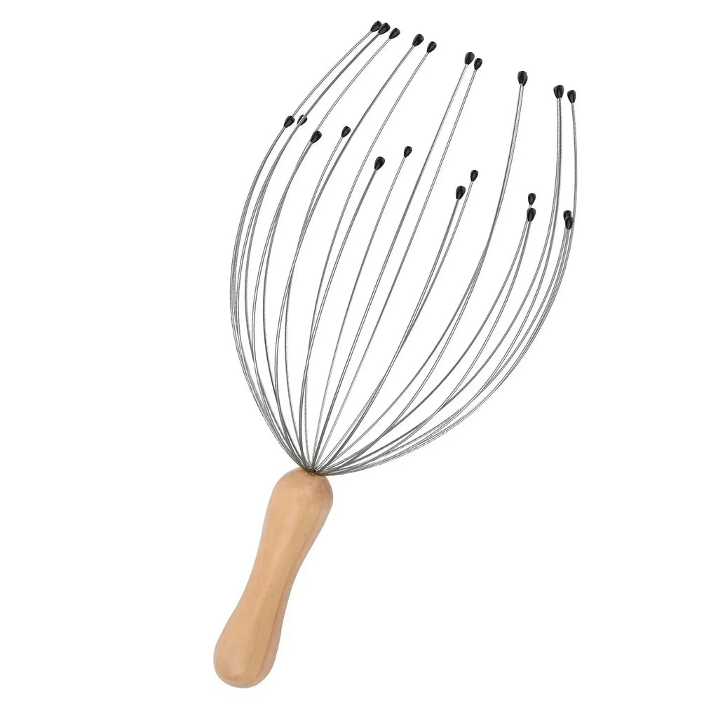 Octopus Scalp Massager — 24-Finger Stress Relief Head Scratcher