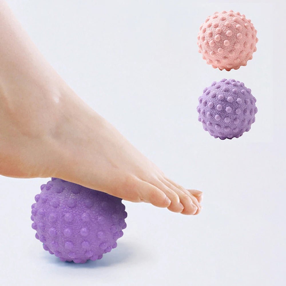 Spiky Fascia Massage Ball — Deep Tissue Trigger Point Roller for Feet, Back & Muscle Recovery - A S S U A G E