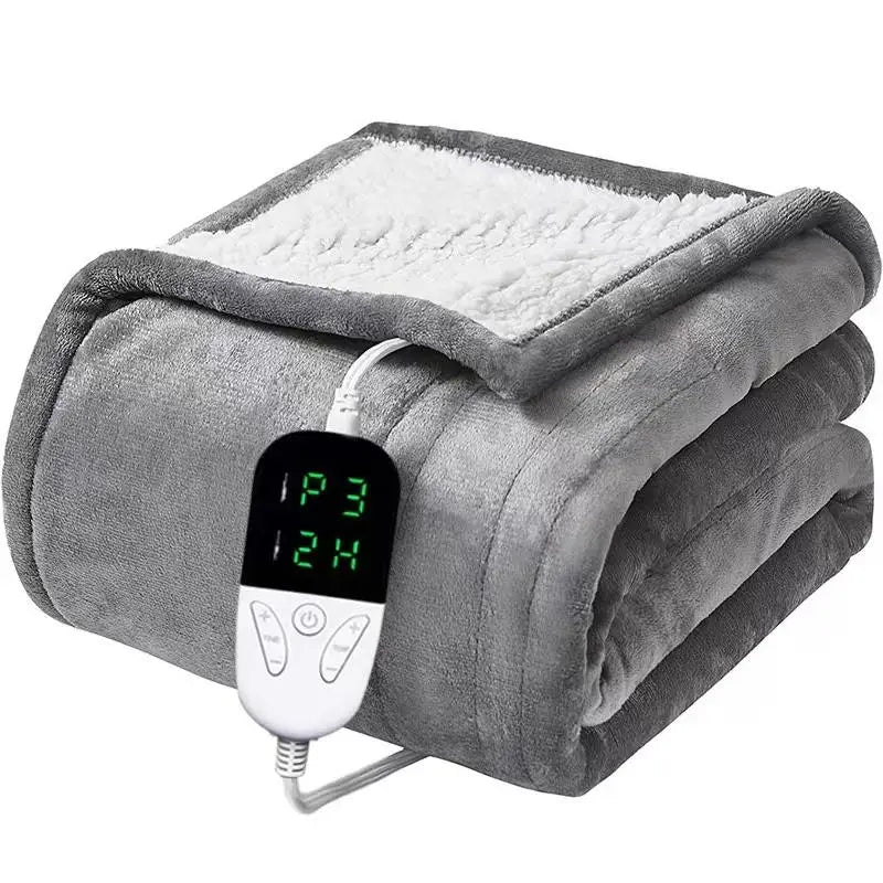 Ultra-Soft Electric Heated Blanket — 6 Heat Levels & Auto-Shutoff