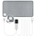 Electric Heating Pad for Back, Neck & Shoulders — 9-Level Heat, 4 Timer Settings, Washable - A S S U A G E