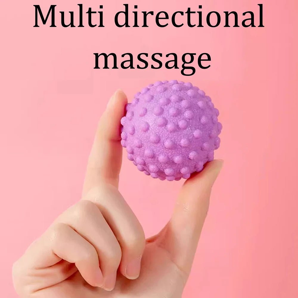 Spiky Fascia Massage Ball — Deep Tissue Trigger Point Roller for Feet, Back & Muscle Recovery - A S S U A G E