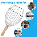 Octopus Scalp Massager — 24-Finger Stress Relief Head Scratcher