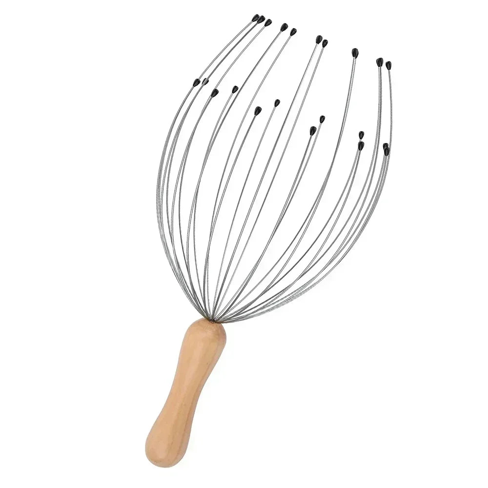 Octopus Scalp Massager — 24-Finger Stress Relief Head Scratcher