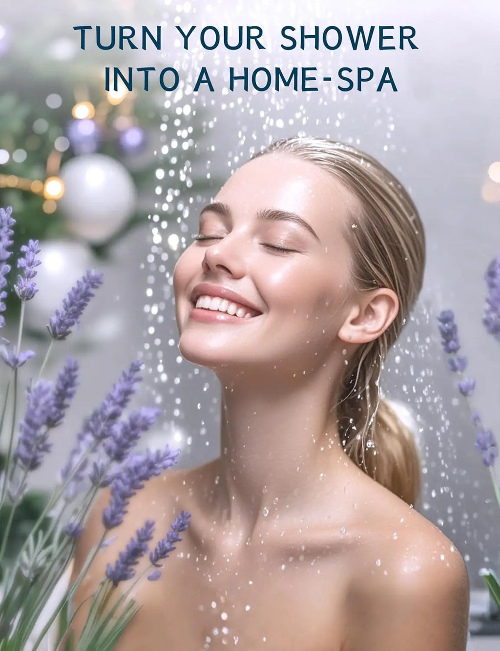 Lavender Shower Steamers — Aromatherapy Bath Bombs for Stress Relief