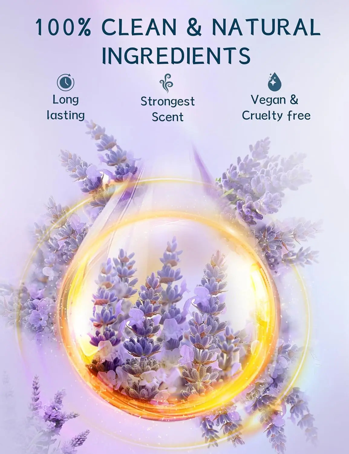 Lavender Shower Steamers — Aromatherapy Bath Bombs for Stress Relief