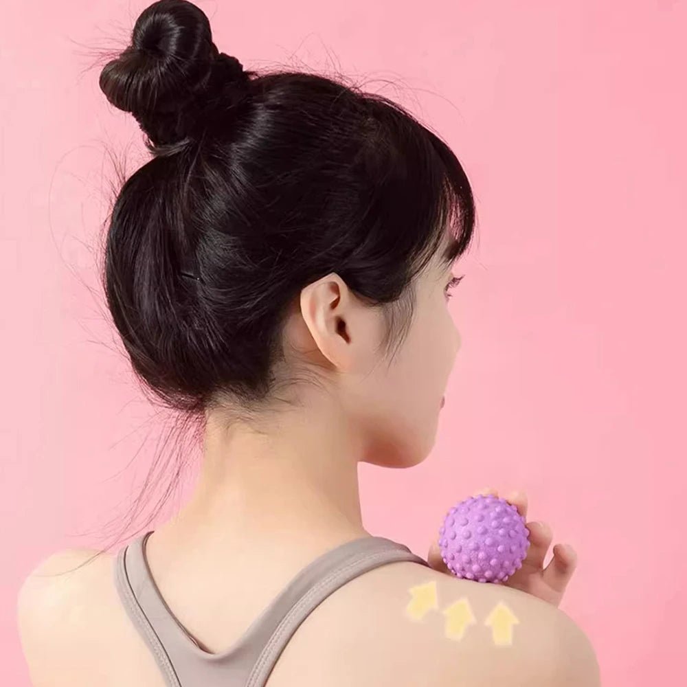 Spiky Fascia Massage Ball — Deep Tissue Trigger Point Roller for Feet, Back & Muscle Recovery - A S S U A G E