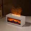 Flame Aromatherapy Diffuser — 7-Color LED Essential Oil Humidifier