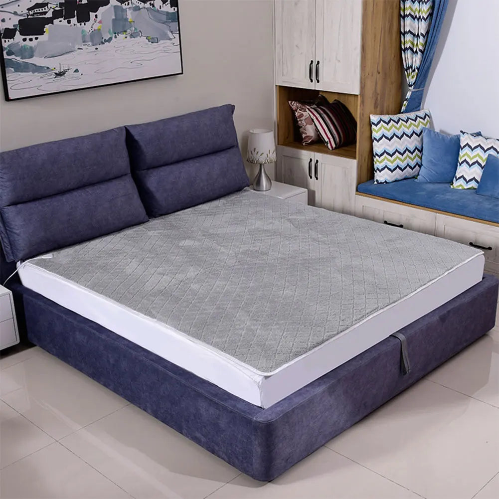 Electric Blanket Winter Fleece Heated Blanket Body Warmer Velvet Thermal Blanket Automatic Thermostat Heated Mattress For Bed