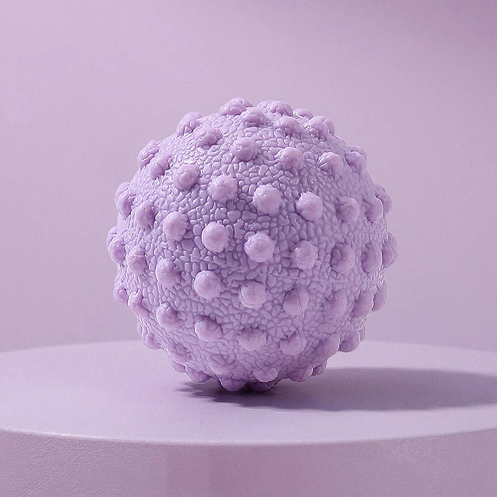 Spiky Fascia Massage Ball — Deep Tissue Trigger Point Roller for Feet, Back & Muscle Recovery - A S S U A G E