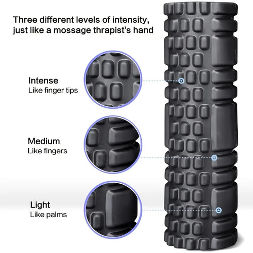 Deep Tissue Muscle Recovery Foam Roller — High-Density EVA